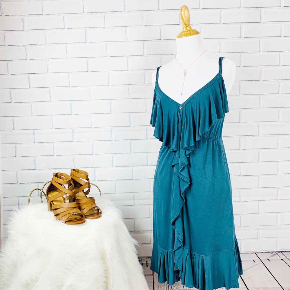 New York and Company ruffle dress - Picture 1 of 8